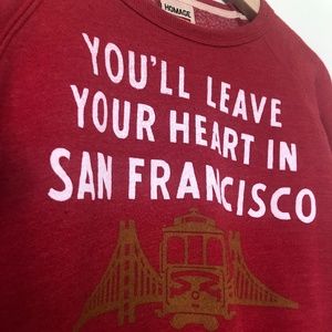 Homage Crew Neck Sweatshirt San Francisco